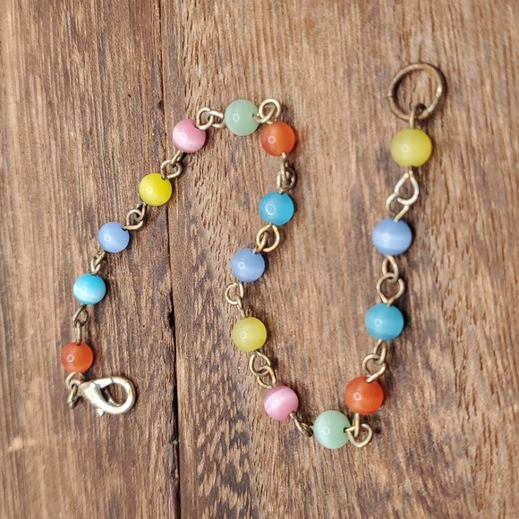 Moonstone lantern anklet B1922 - Picture 1 of 2